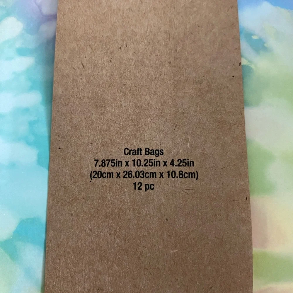 24 Craft Bags Tie Dye Patterns and Headshots